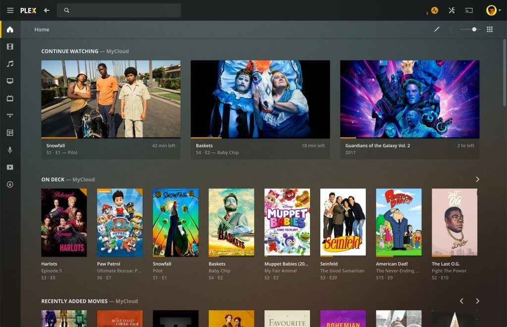 Plex UI on BeeStation Plus