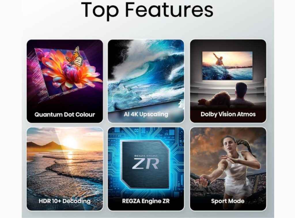 TOSHIBA (55) QLED Smart Tv