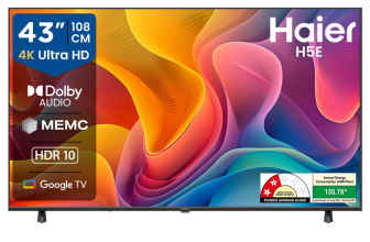 Haier H5E series 4K Google TVs with HDR10, Dolby Audio launched in India: Price, availability