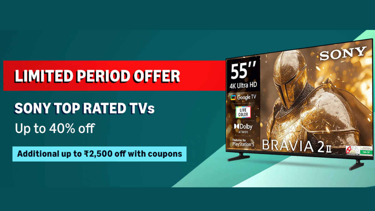 Sony Bravia 2M2 4K TVs available on a limited-time deal on Amazon India: Offer details