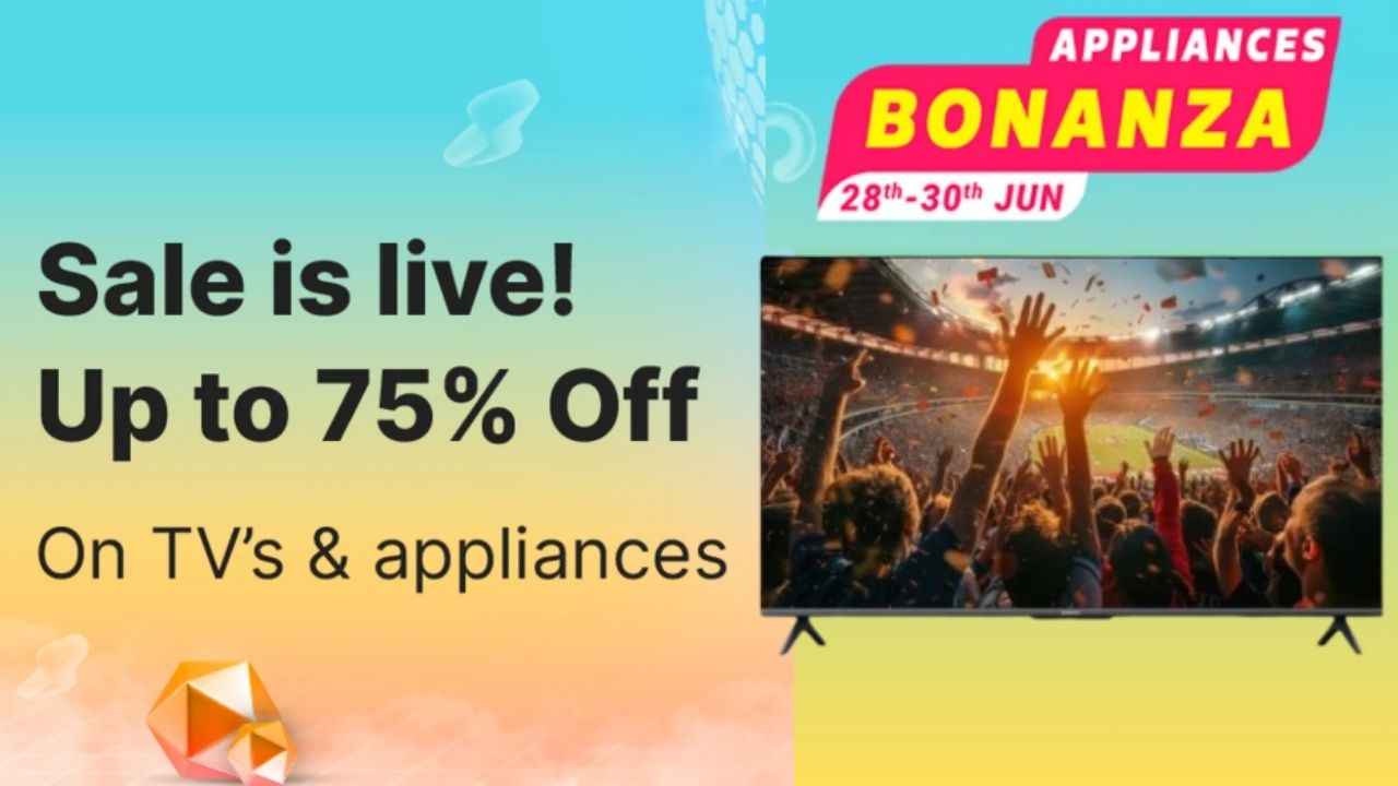 FLIPKART BONANZA: TV யில் கிடைக்கிறது 75% டிஸ்கவுண்ட் ஆபர் விலையில் டிவி வாங்க மெகா வாய்ப்பு பெற இன்றே கடைசி நாள்