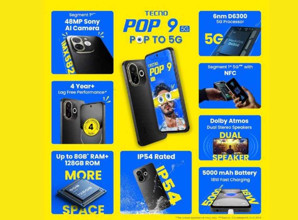 Tecno Pop 9 5G