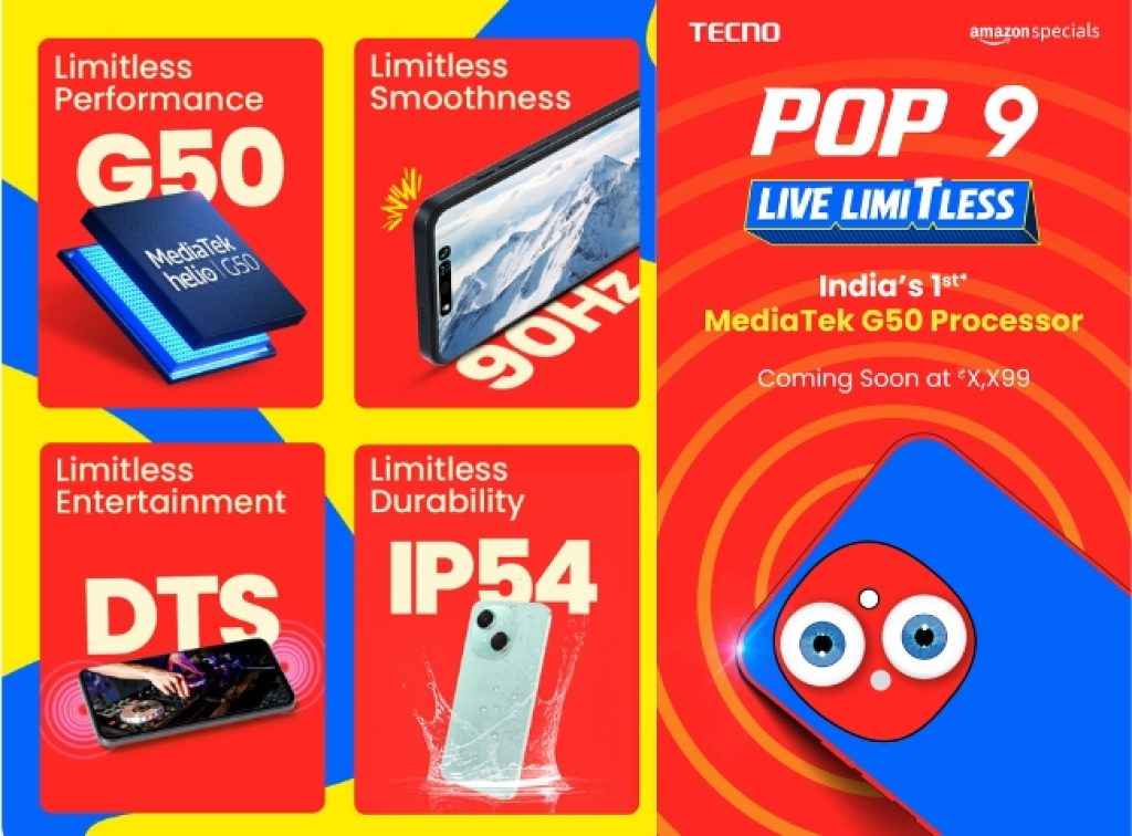 Tecno Pop 9 Features