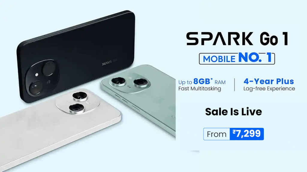 Tecno Spark Go 1 sale is live