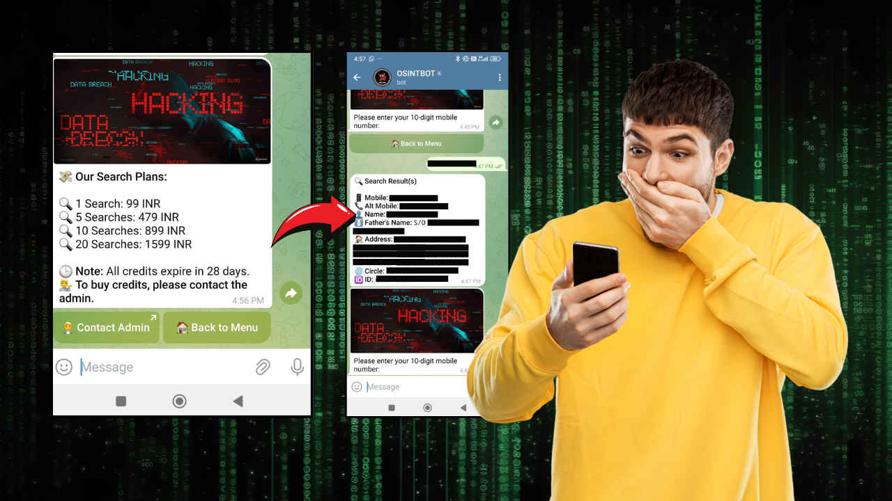 Exclusive: ಟೆಲಿಗ್ರಾಮ್‌ನಲ್ಲಿ ಭಾರತೀಯರ ವೈಯಕ್ತಿಕ ಡೇಟಾ ಕೇವಲ ₹99 ರೂಗಳಿಗೆ ಮಾರಾಟವಾಗುತ್ತಿದೆ!