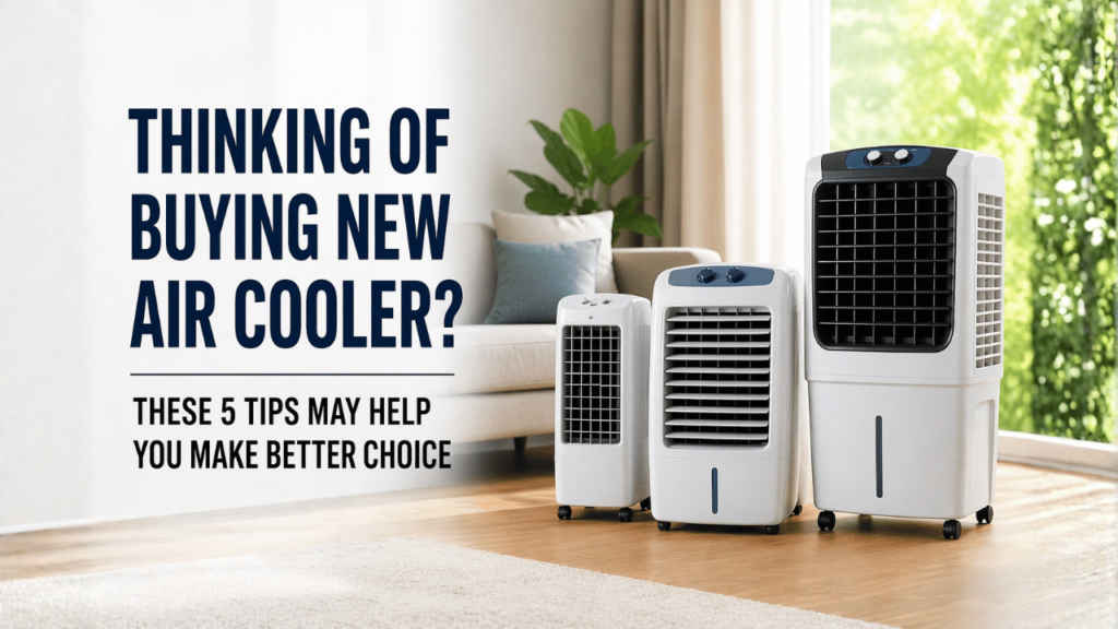 Thinking of buying new air cooler These 5 tips may help you make better choice