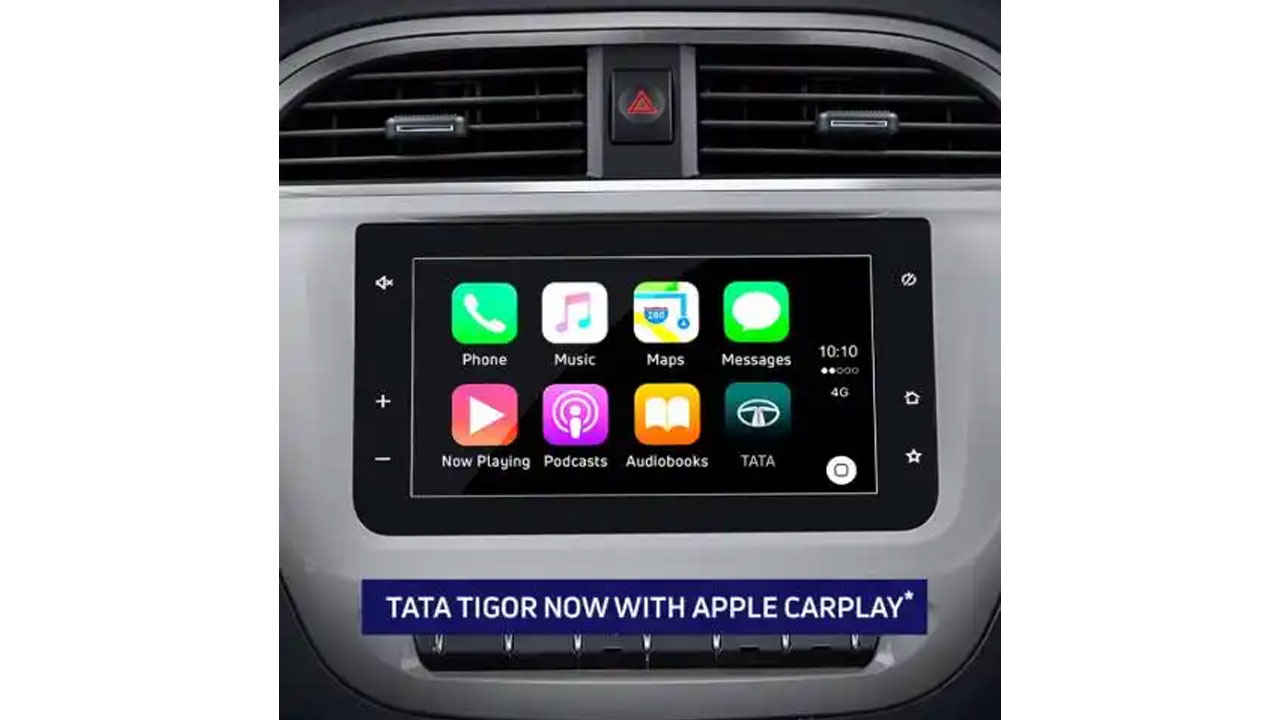 Tata Tigor, Tiago ZX+ updated with support for Apple CarPlay