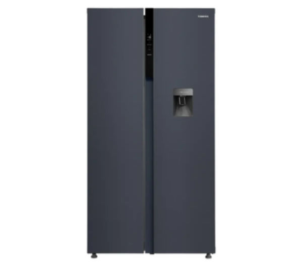 Toshiba Side-By-Side Refrigerator with Water Dispenser