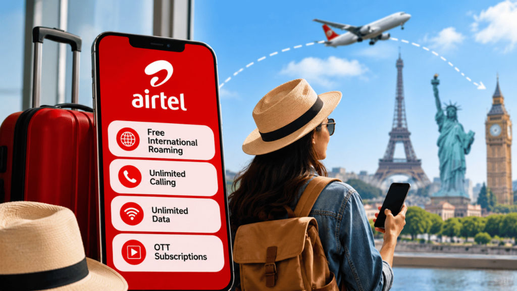 Travelling abroad You can get free international roaming with these Airtel postpaid plans
