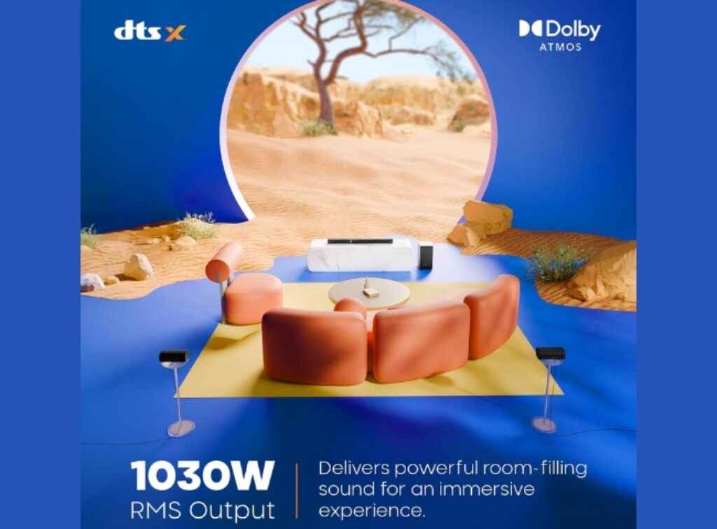 True Wireless 5.1.2 Dolby Atmos soundbar