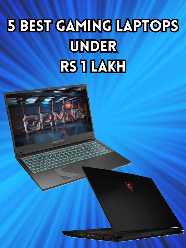 5 best gaming laptops under Rs 1 lakh
