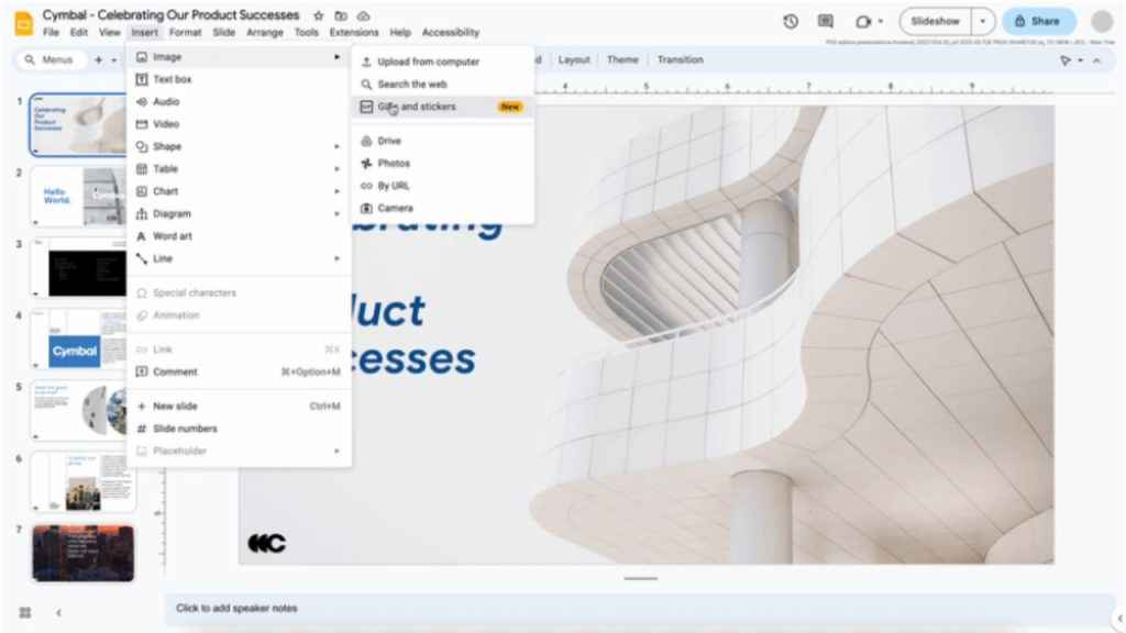Now enhance your Google Slides with GIFs & stickers: Here's how
