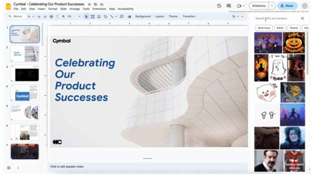 Now enhance your Google Slides with GIFs & stickers: Here's how