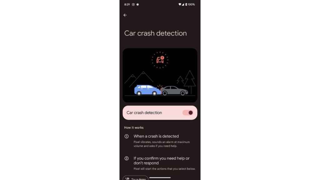 Google Car Crash Detection