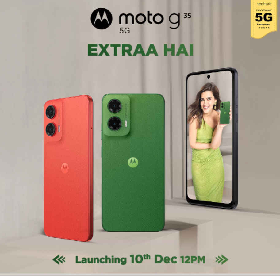 Upcoming Moto G35 5G in India