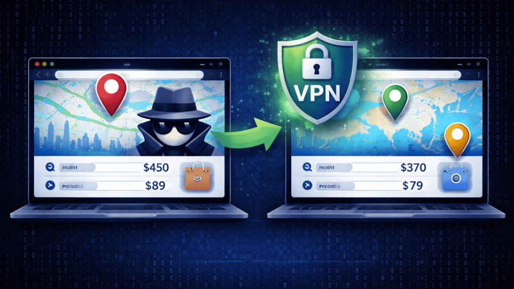Use a VPN so your search results are not influenced by your location
