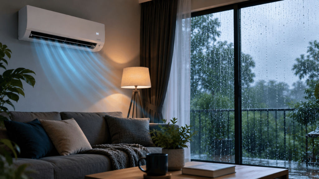 Using AC during the rainy season Here are the settings you should turn on and off