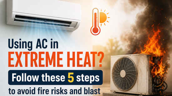 Using AC in extreme heat? Follow these 5 steps to avoid fire risks and blast