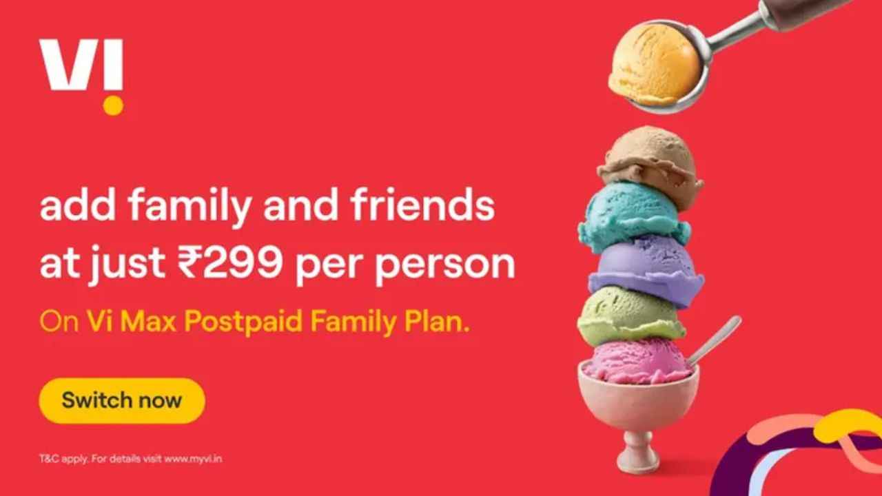 Vi யின் பேமிலி திட்டத்தில் புதிய அப்டேட் வெறும் ரூ,299 யில் புதிய மெம்பரை சேர்க்கலாம்