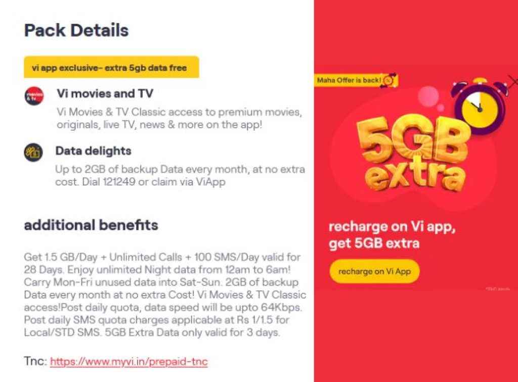 Vi plan extra offer