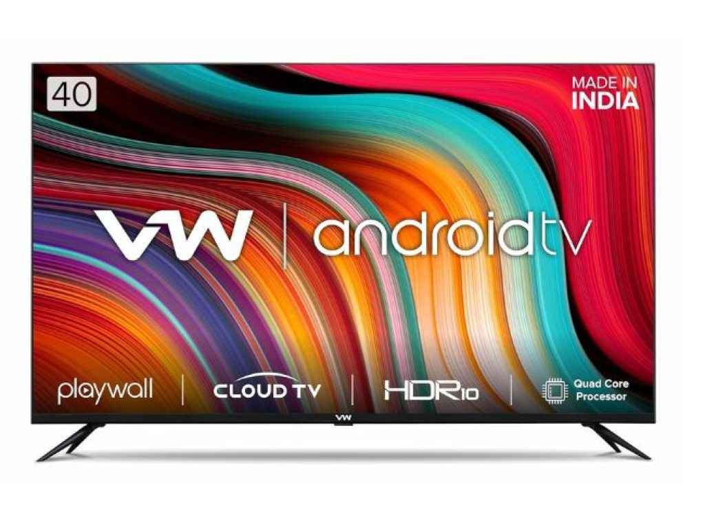 amazon deals on VW 40 inches Playwall Frameless Series Smart TV