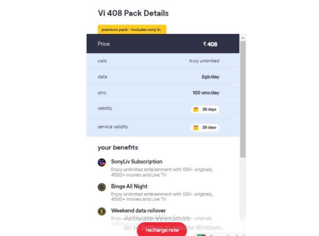 Vi 408 Pack Details
