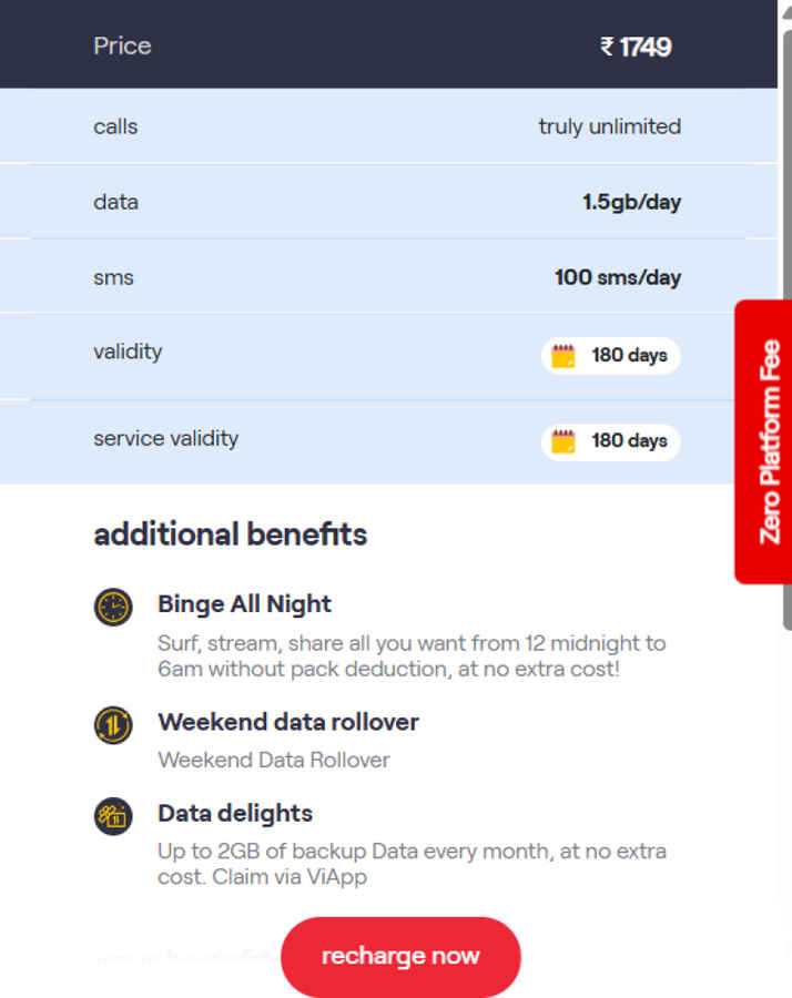 Vi 180 Days Plan: