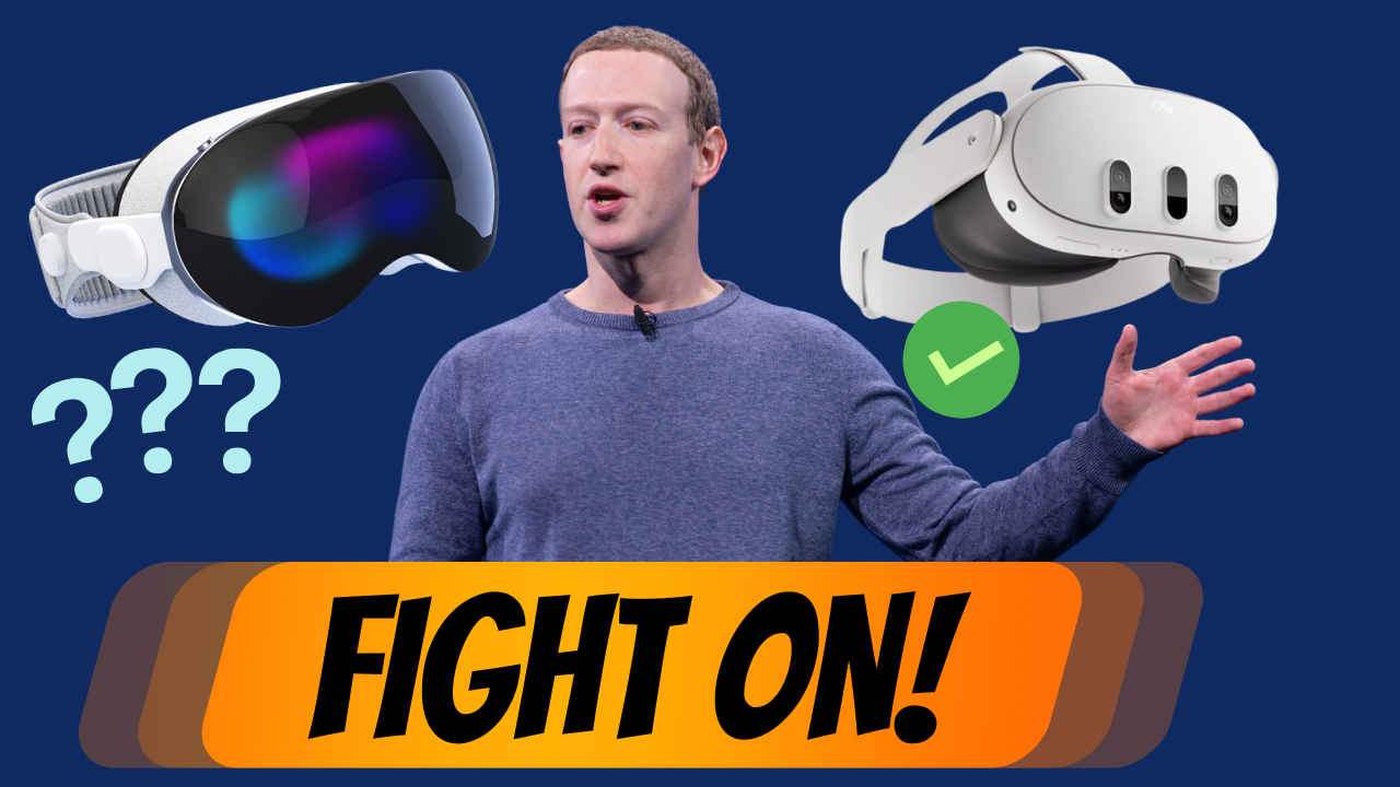 Mark Zuckerberg’s take on Apple Vision Pro VS Meta Quest 3