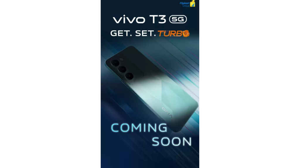 Vivo T3 5G teased on Flipkart, rear design revealed
