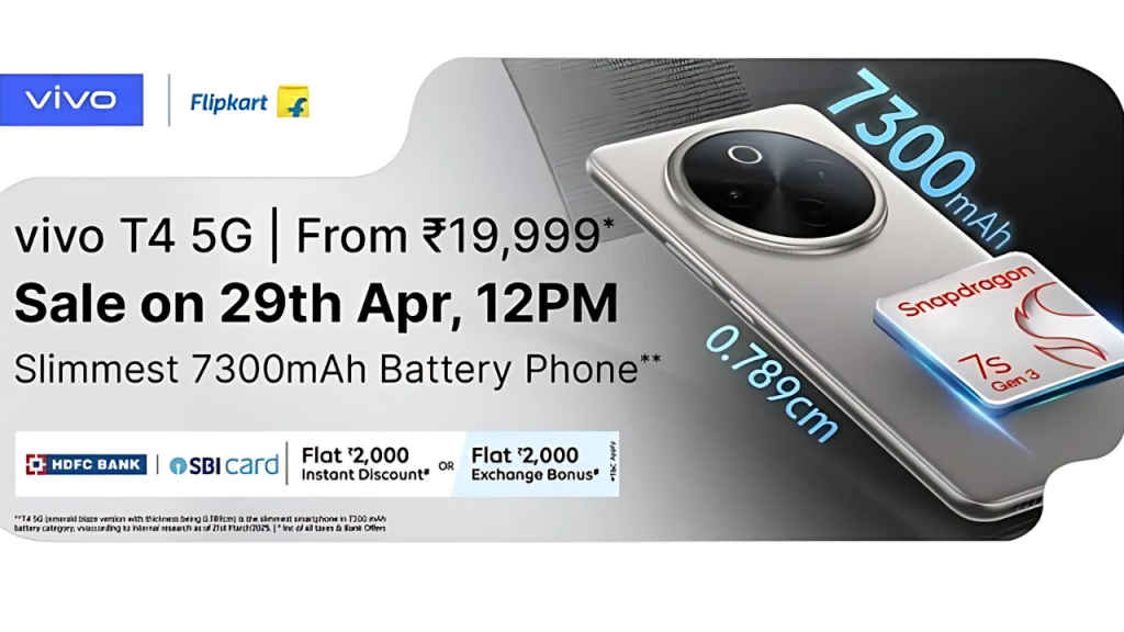 Vivo T4 5G launched in India