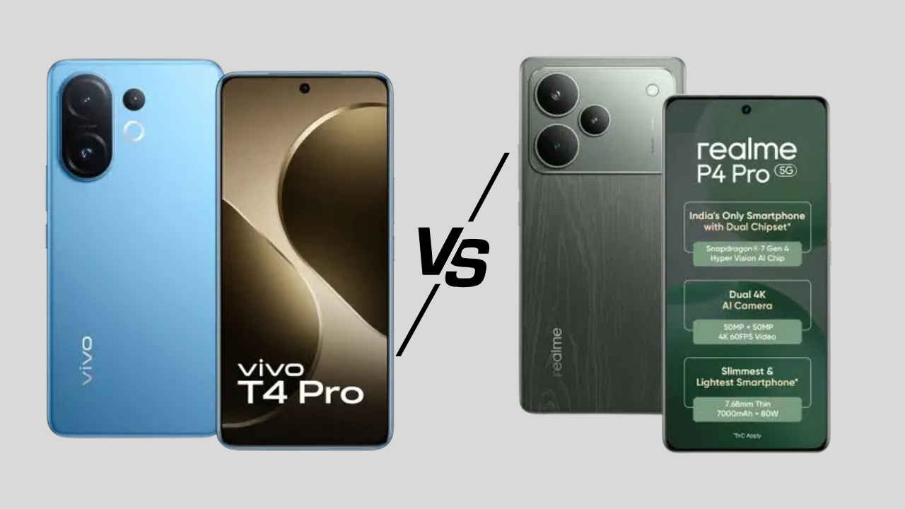 Vivo T4 Pro vs Realme P4 Pro: 7000mAh बैटरी वाले फोन ने मारी बाज़ी, तुलना देखकर जानें कौन है दो कदम आगे