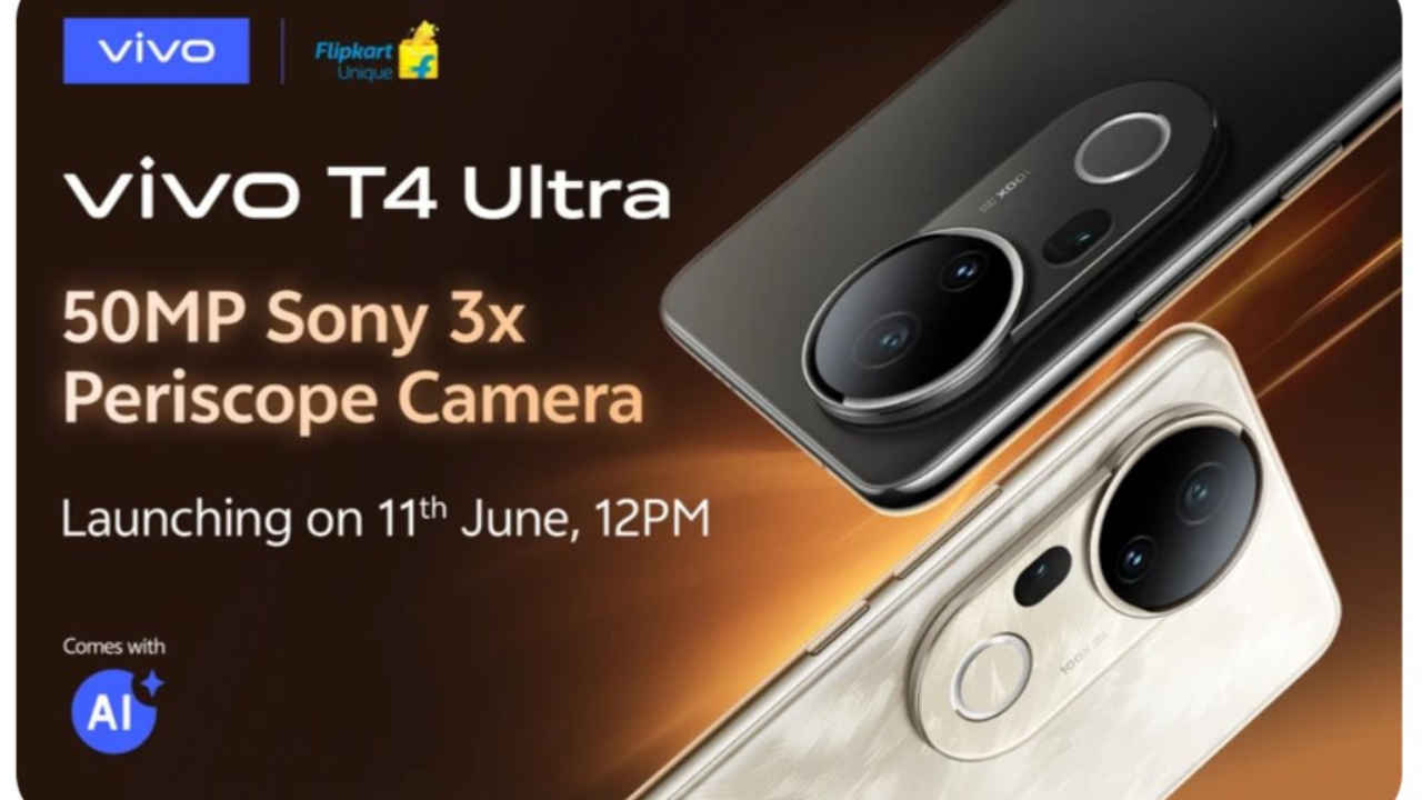 Vivo T4 Ultra 5G India launch date set for June 11: Check expected price, specs and more