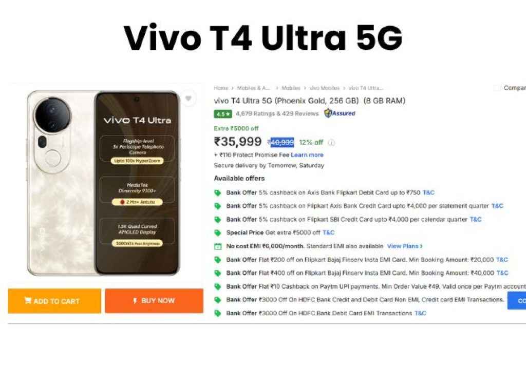 Vivo T4 Ultra 5G