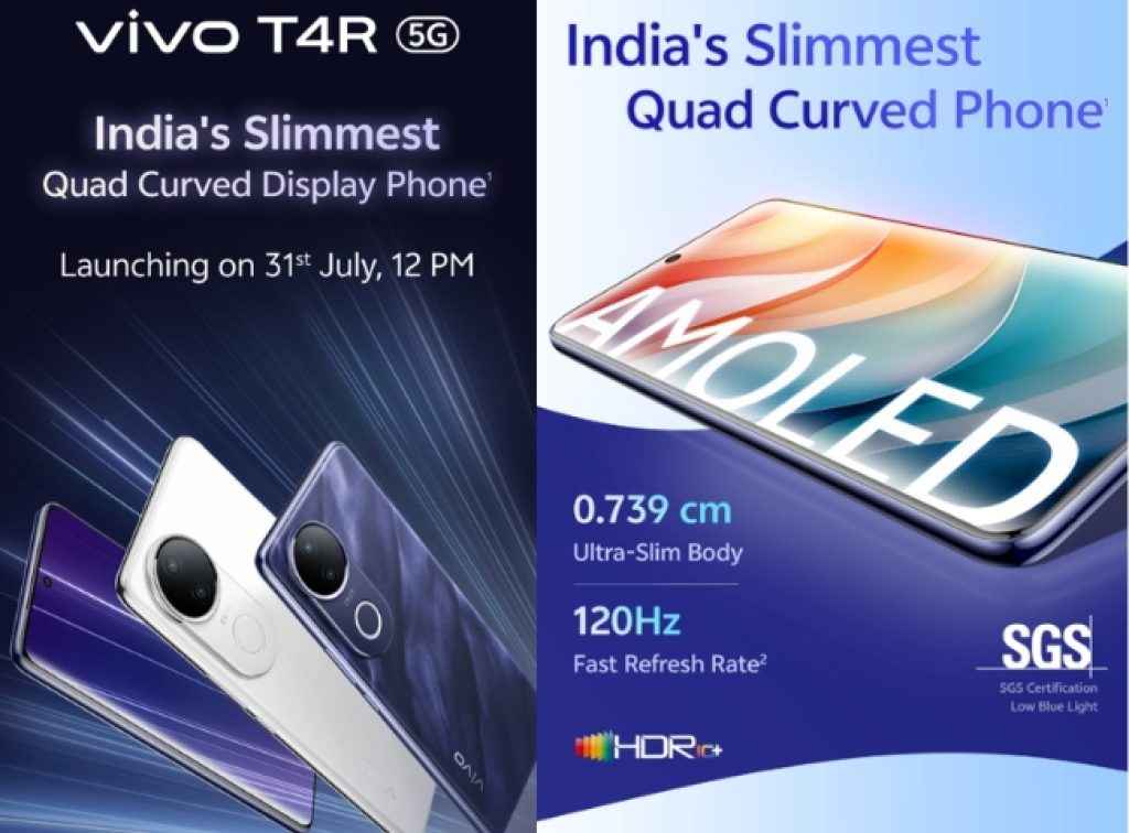 Vivo T4R 5G HDR 10 Display