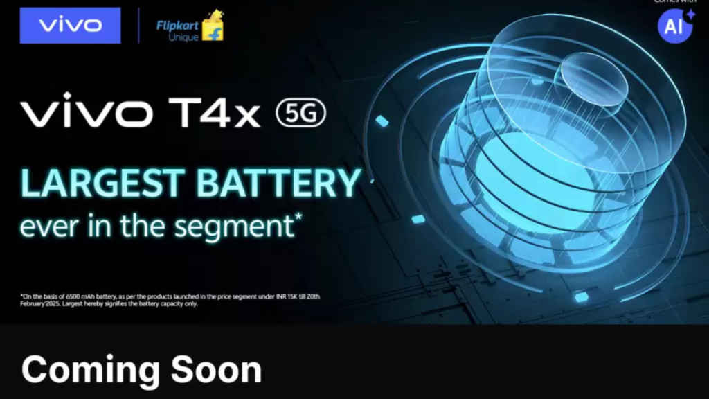 Vivo T4x 5G teaser