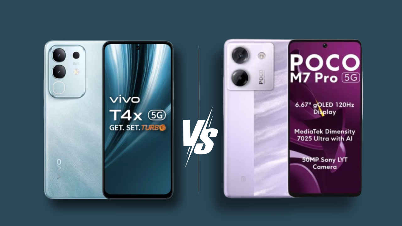 Vivo T4x 5G vs POCO M7 Pro 5G ಸ್ಮಾರ್ಟ್‌ಫೋನ್‌ಗಳಲ್ಲಿ ಯಾವುದು ಬೆಸ್ಟ್? ಬೆಲೆ ಮತ್ತು ಫೀಚರ್ ಹೋಲಿಸಿ ನೋಡಿ!