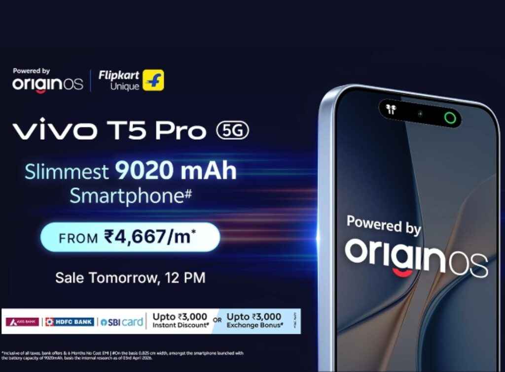 Vivo T5 Pro 5G first sale offers