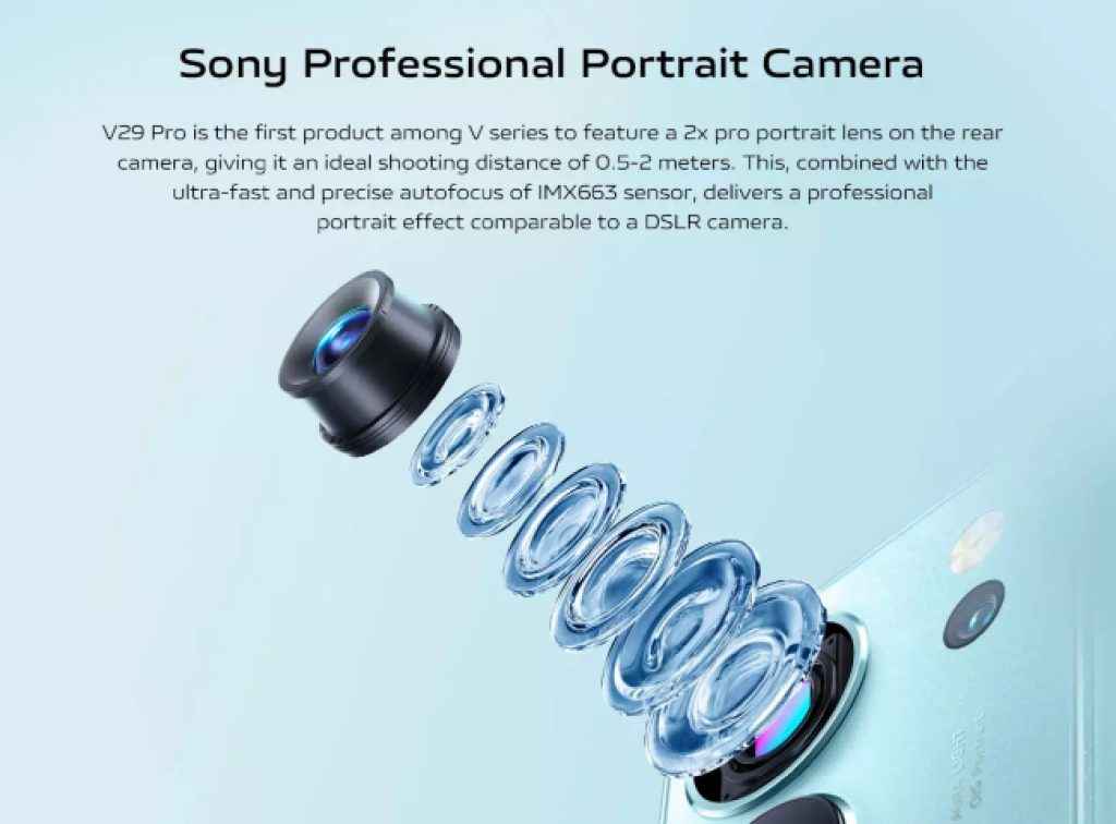 vivo v29 Pro with Sony professional portrait camera