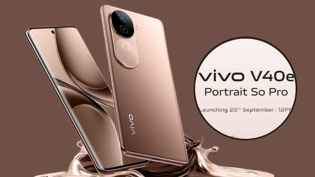 Vivo V40e 5G with 50MP Selfie camera launch date confirmed