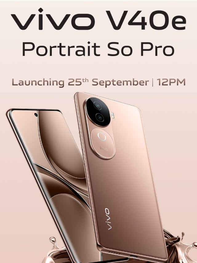 Vivo V40e with 50mp selfie camera smartphone India launch today