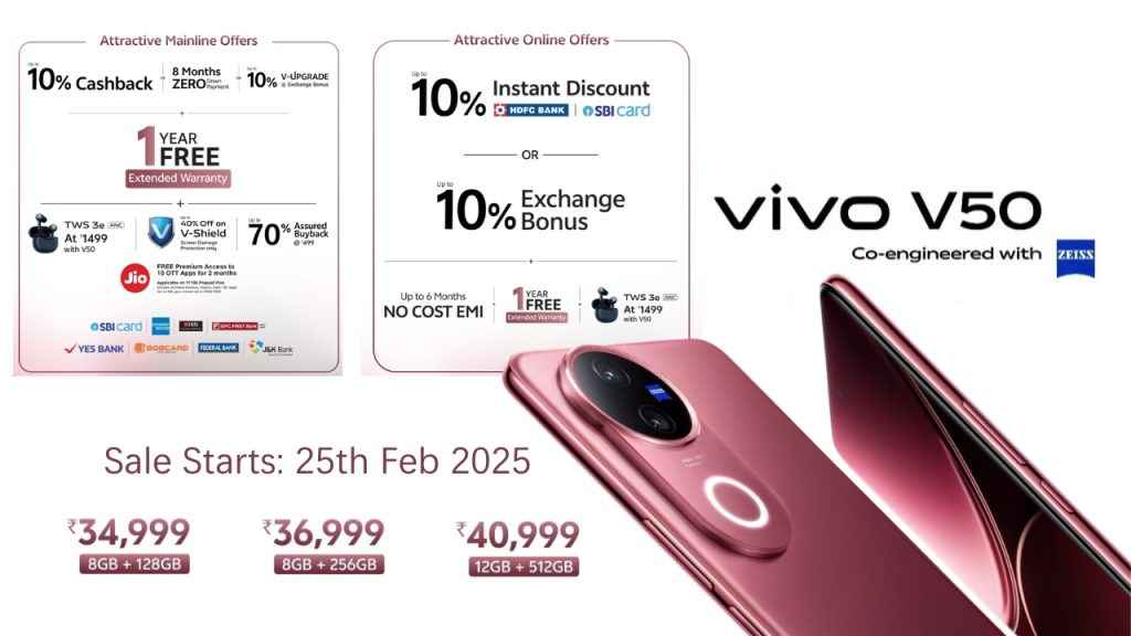 Vivo V50 Officially Launched In India
