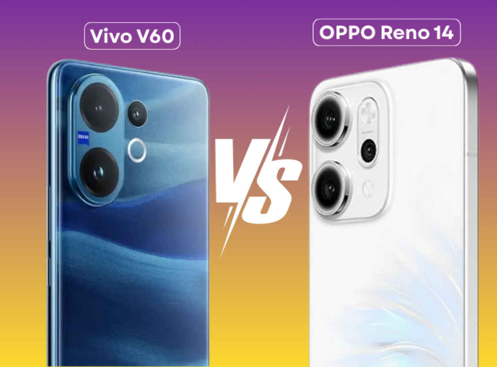 Vivo V60 vs OPPO Reno 14-