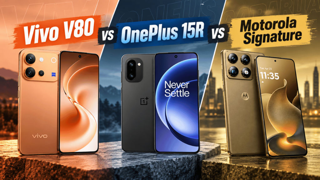 Vivo V80 vs OnePlus 15R vs Motorola Signature-1