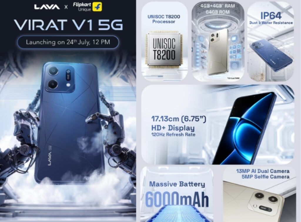 Lava Virat V1 5G top features