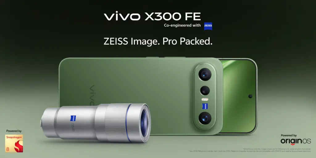 Vivo X300 FE green