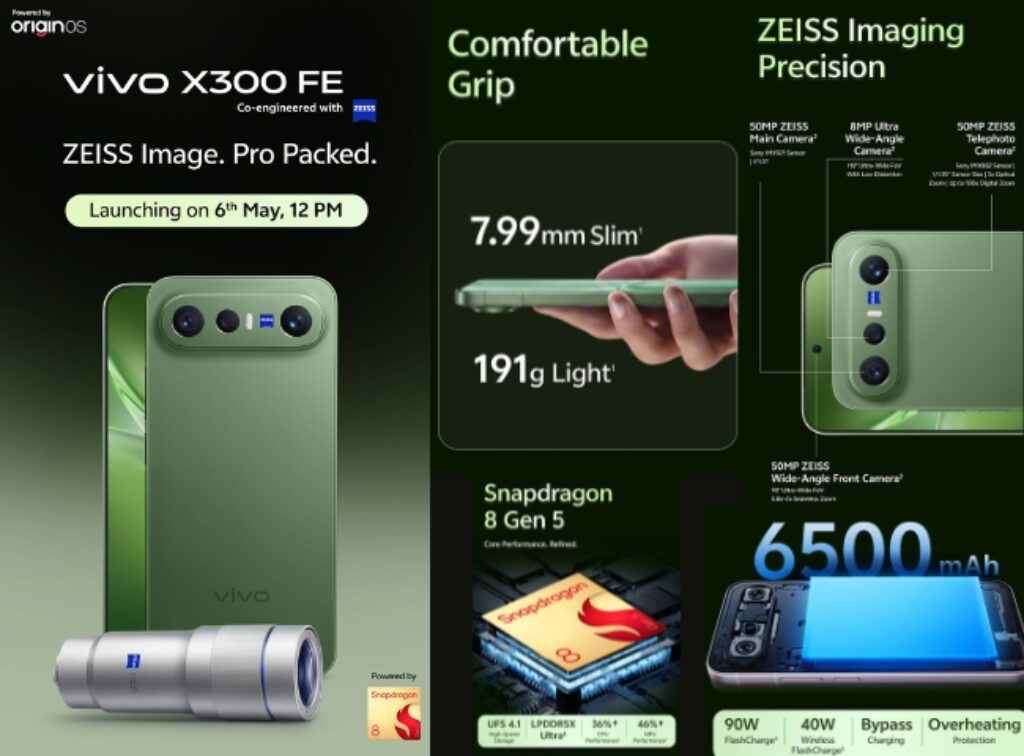 Vivo X300 FE top features