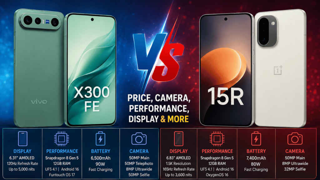 Vivo X300 FE vs OnePlus 15R-1