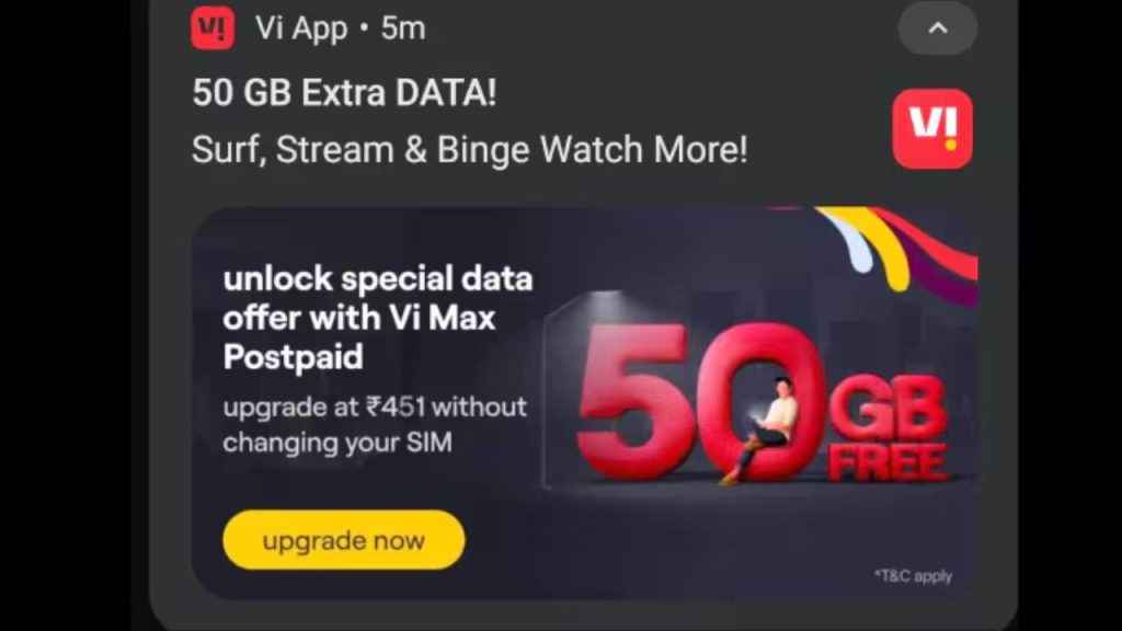 Vodafone Idea Rs 451 Postpaid Plan 