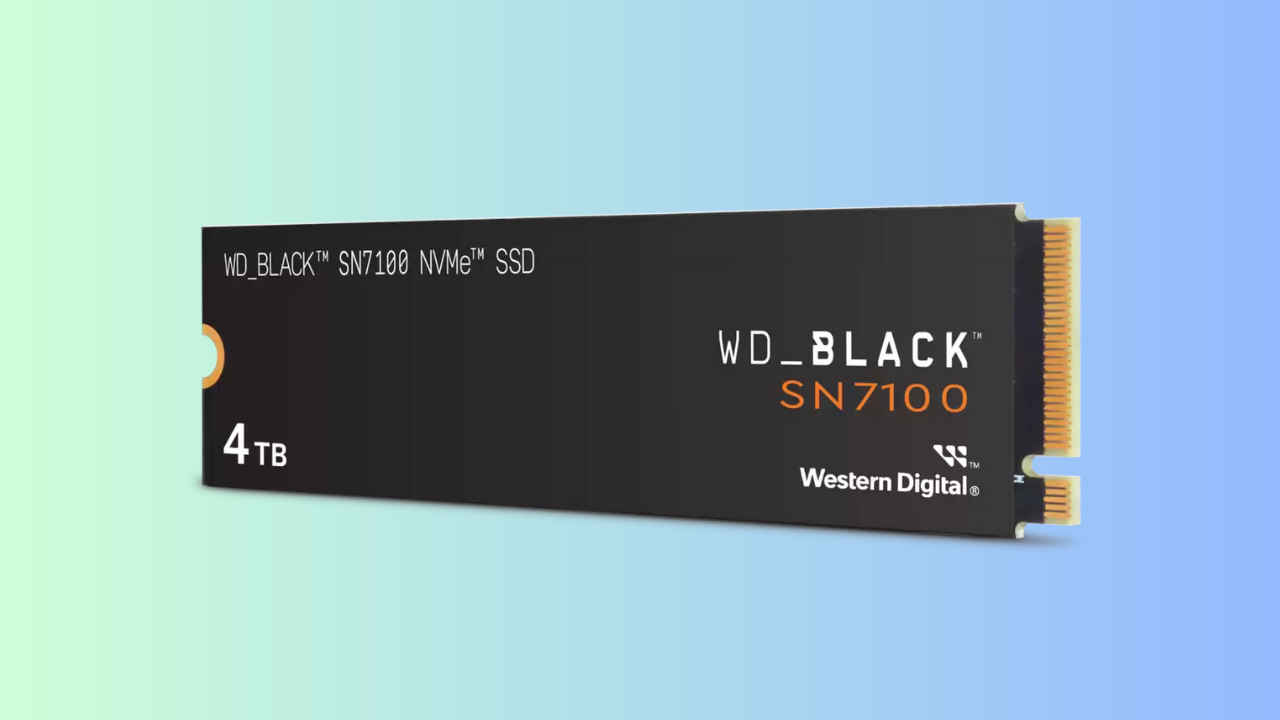 SanDisk launches WD BLACK SN7100 SSD in India with faster transfer speeds: Check price and features