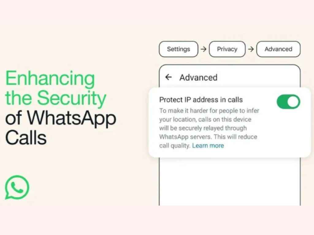 WhatsApp Protect IP Address Feature